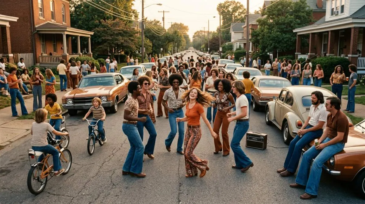1970s Street Party Youth Freedom