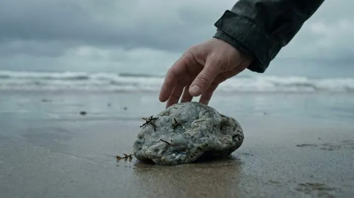 Ambergris found on beach used as rare fixative in vintage perfume making Ambergris found on beach used as rare fixative in vintage perfume making