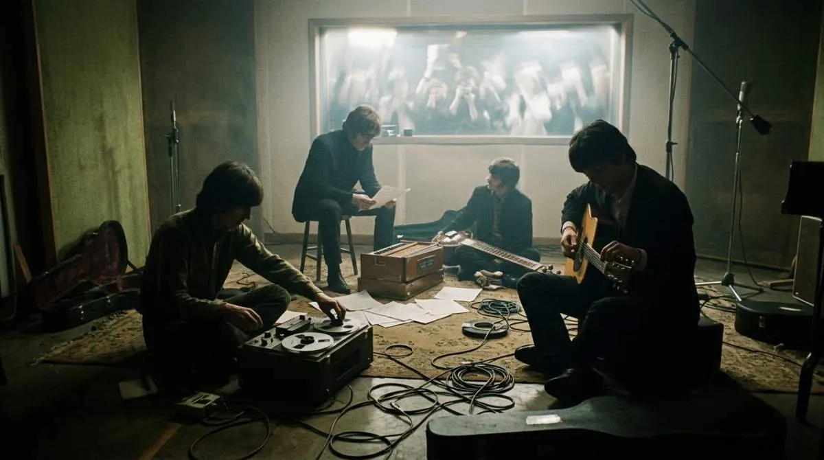 Beatles-inspired musicians exploring a quieter experimental sound during the Rubber Soul era