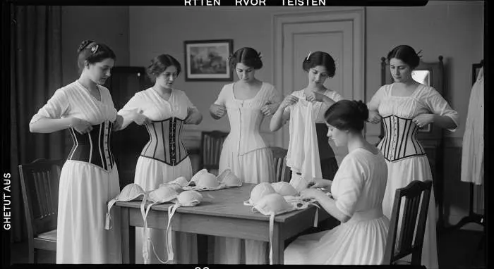 1910s corset decline in women's fashion during WWI