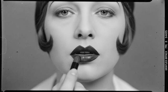 1920s Clara Bow Inspired Sculpted Cupid Bow Lips