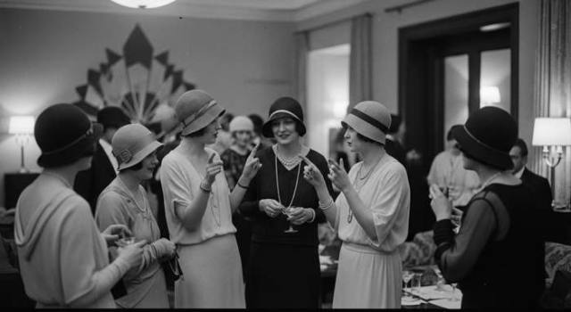 1920s Cloche Hat Jazz Age Revival