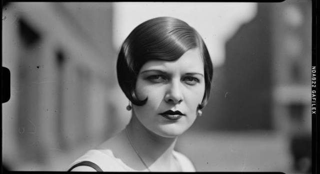 1920s Flapper Bob Cut Hair Rebellion