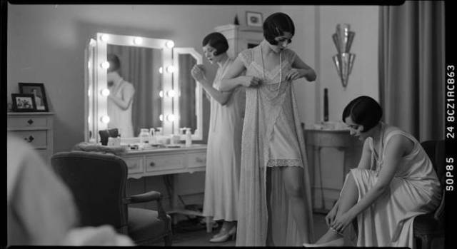 1920s Silk Slip Flapper Rebellion Style