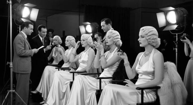 1930s Hollywood Platinum Starlet Studio System