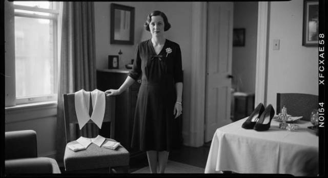 1930s Little Black Dress Versatility Utility Style