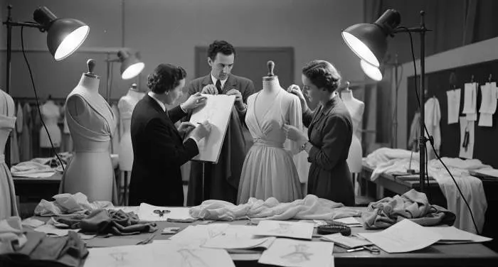 Costume designers sketching iconic Hollywood looks that still influence fashion today