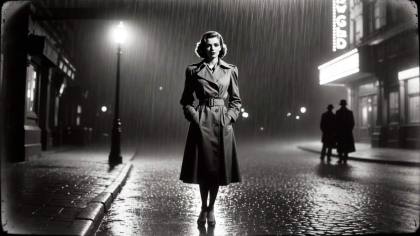 Sinister Style: The Trench Coat's Dark Allure for Bad Girls