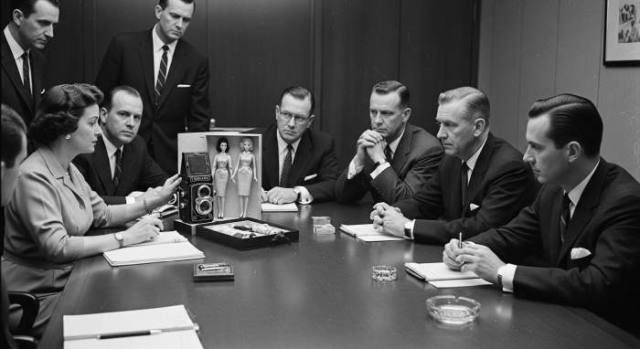1950s Barbie Origin Boardroom Controversy Vision