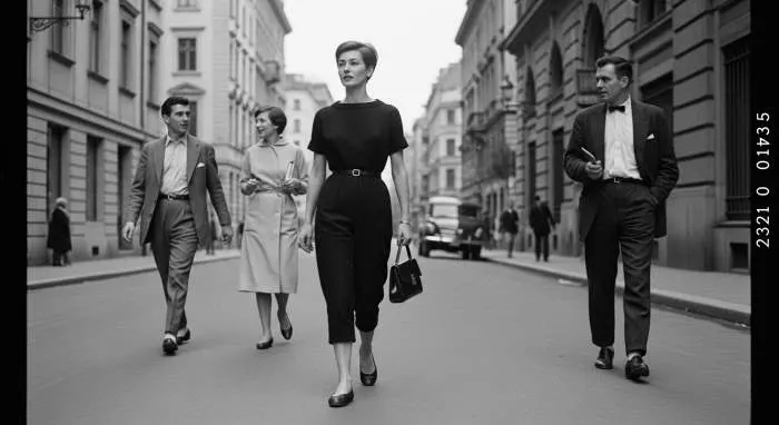 1950s gamine minimalist elegance fashion inspired by Audrey Hepburn