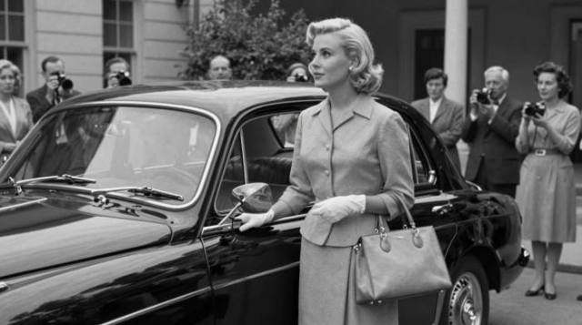 1950s Grace Kelly Ladylike Elegance Arrival