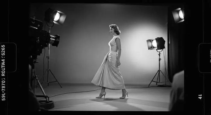 Marilyn Monroe wearing stiletto heels with a pencil skirt