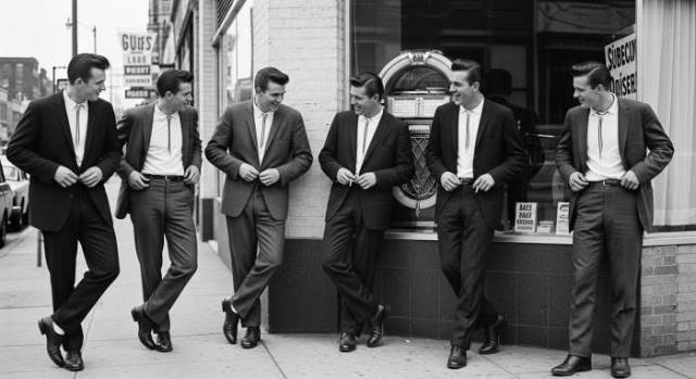 1950s Rockabilly Youth Rebellion Style