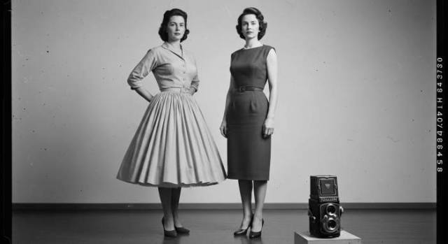 1950s Swing Dress Vs Sheath Silhouettes