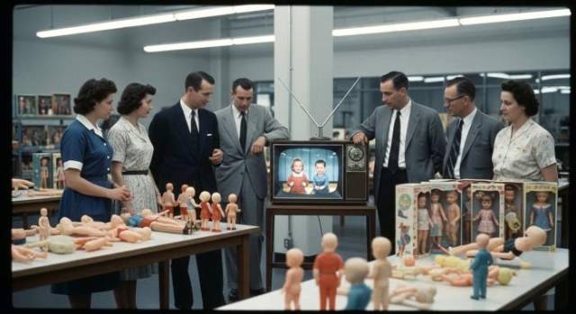 1950s Toy Industry Plastics Television Era