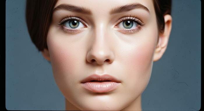 1960s dewy skin nude lips mod beauty