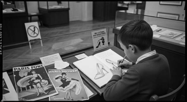 1960s Fashion Inspiration Stiletto Sketch Origins