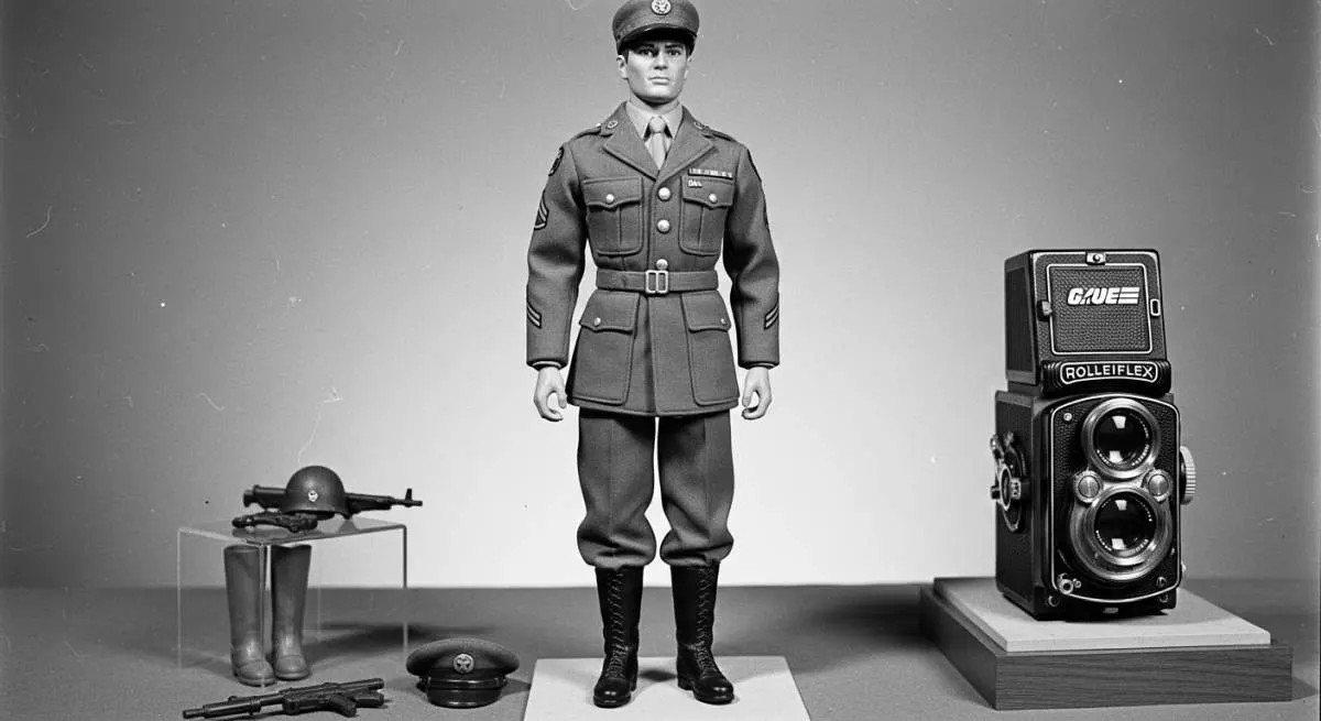 1960s G.I. Joe action figure representing the rise of boys' military-themed toys