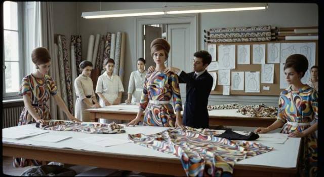 1960s Pucci Swirling Print Atelier