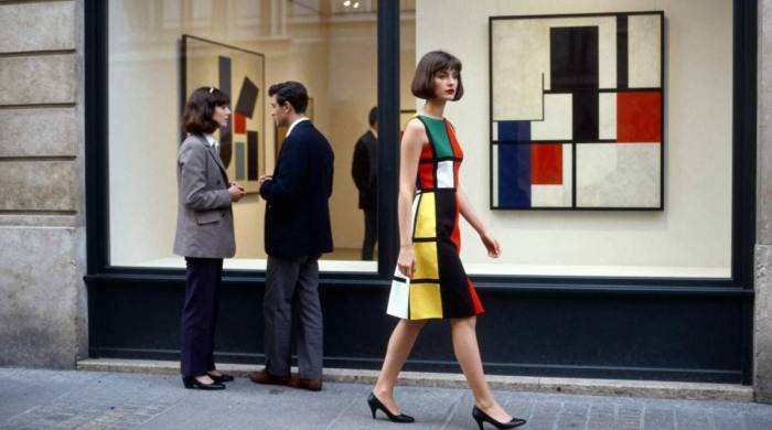 Mondrian Dress: YSL's Painting Revolutionized Fashion