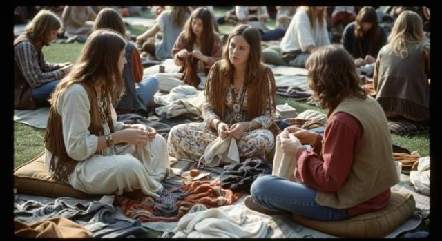 1970s Bohemian Counterculture Sustainable Fashion