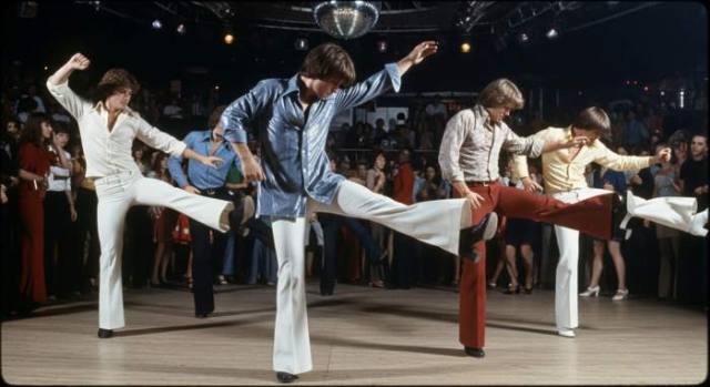 1970s Disco Dance Stretchy Reflective Fabrics