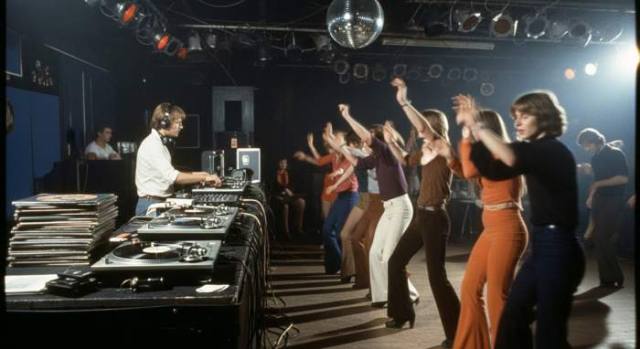 1970s disco four on the floor dance energy