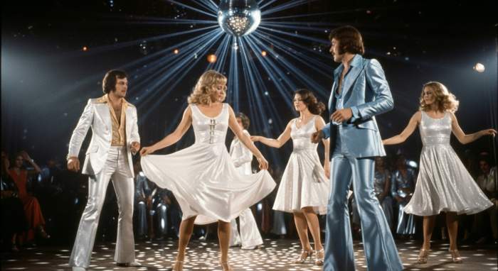 1970s disco synthetic fabrics polyester glow