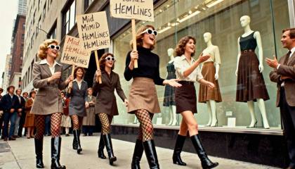 Midi Skirt Revolt: Women Who Refused to Lower Their Hems