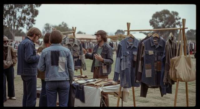 1970s Slow Fashion Upcycled Garment Market
