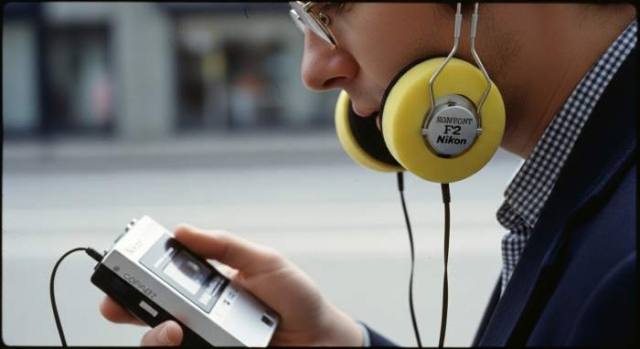 1979 Walkman Lightweight Foam Headphones Revolution