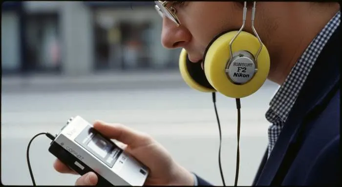 Sony Walkman TPS-L2 with MDR-3L2 foam headphones from 1979