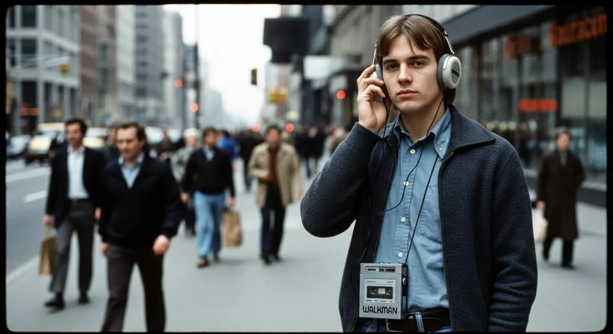 1979 Sony Walkman portable cassette player symbolizing the rise of personal music culture
