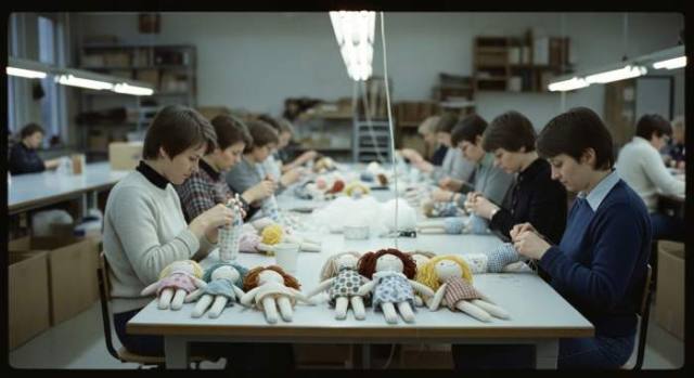 1980s Cabbage Patch Doll Soft Fabric Design