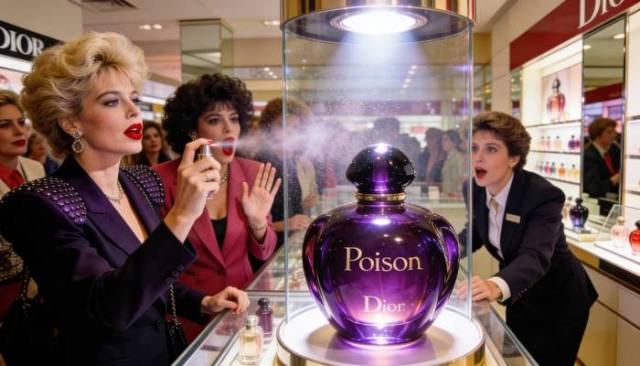 1980s Dior Poison Maximalist Perfume Icon