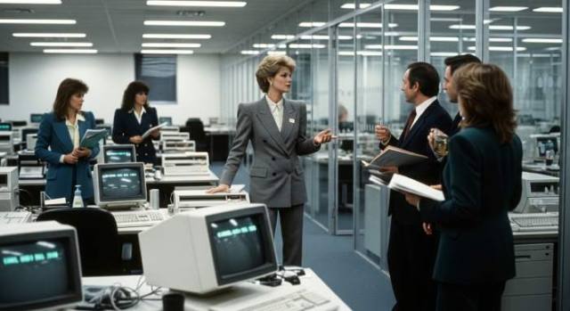1980s Power Shoulders Corporate Revolution