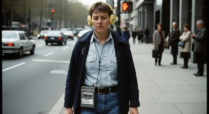 Sony Walkman TPS-L2 with MDR-3L2 foam headphones from 1979