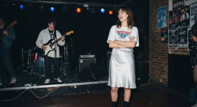 1990s Grunge Slip Dress Music Venue