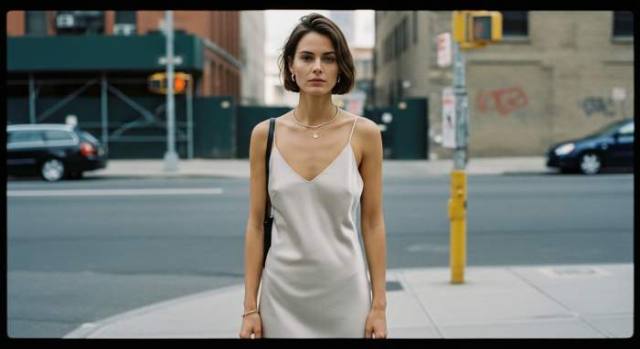 1990s Minimalism Slip Dress Effortless Cool