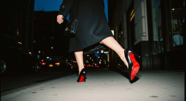 1990s Red Sole Confidence Fashion Identity
