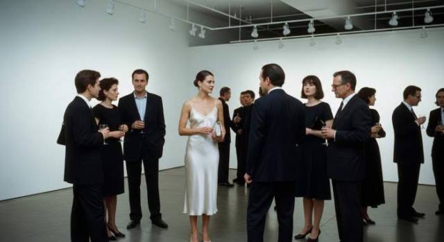 1990s Slip Dress Public Boundary Blur 5803f