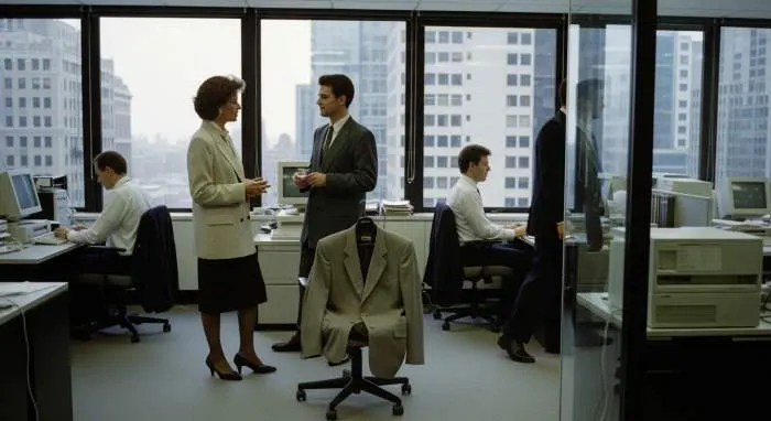 1990s Womens Power Suit Legacy Office