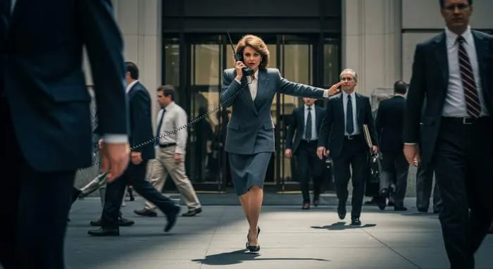 80s Power Suit Wall Street Presence