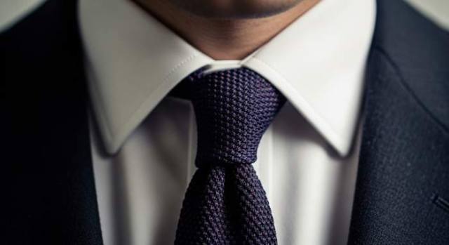 Bond Grenadine Tie Closeup