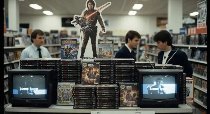 Atari E.T. video game cartridges buried in New Mexico landfill, symbolizing 1983 crash