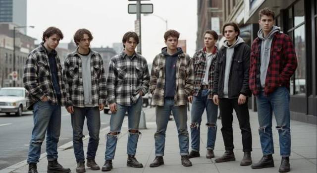 Early 1990s Grunge Slacker Counterculture Fashion