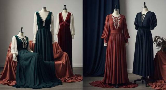 Ethereal Bohemian Style Modern Prairie Dress Influence