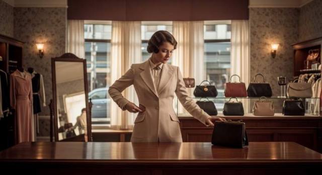 Fake Pockets Handbag Dependency Vintage