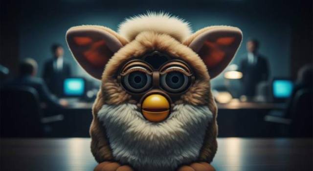 Furby Closeup Surveillance Paranoia
