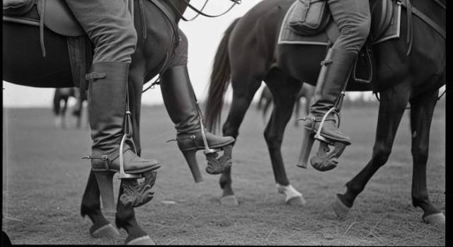 Historic Riding Boot Heels Elevation Control Origins